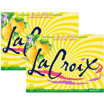 La Croix Limoncello Sparkling Water - Case of 2/12 pack, 12 oz