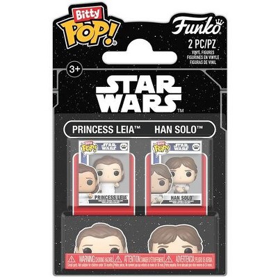 Funko - Funko Bitty POP: Star Wars Empire Strikes Back 2-Pack - Leia and Han