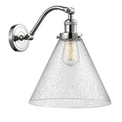 Cone - 1 Light Wall Sconce In Industrial Style-14 Inches Tall and 12 Inches Wide