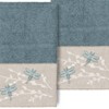 Linum Home Textiles 100% Turkish Cotton BRAELYN Embellished Towel Set - 2 of 2