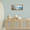 Stupell Industries Blue Toned Beach Edge Floating Frame Canvas Art - 3 of 4