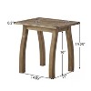 Christopher Knight Home Sadie Outdoor Rustic Acacia Wood Table with  Rectangle - 3 of 4