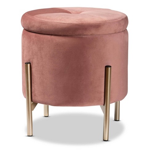 Target velvet ottoman online