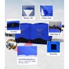 Lumiparty Pop-Up Ice Fishing Shelter, 5-7 Person Insulated Tent, Portable Hub-Style Ice Fishing Shelter, 68 Square Feet of Fishable Area - 4 of 4