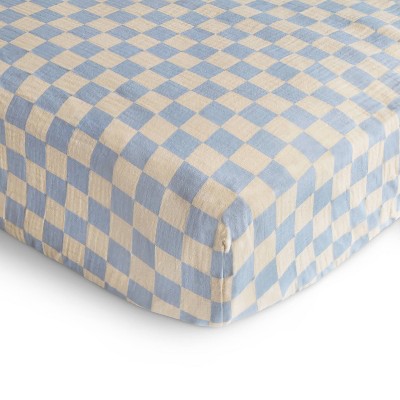 Mushie Extra Soft Muslin Crib Fitted Sheet