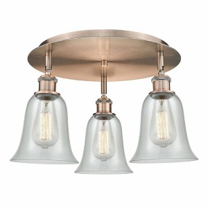 Hanover - 3 Light Flush Mount In Industrial Style-9.88 Inches Tall and 18 Inches Wide - 1 of 1