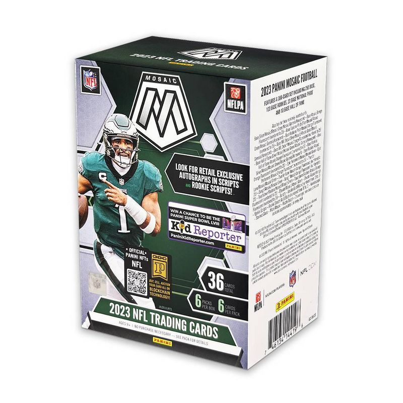 2023 NFL Panini Mosaic Football Trading Card Blaster Box, 1 of 4