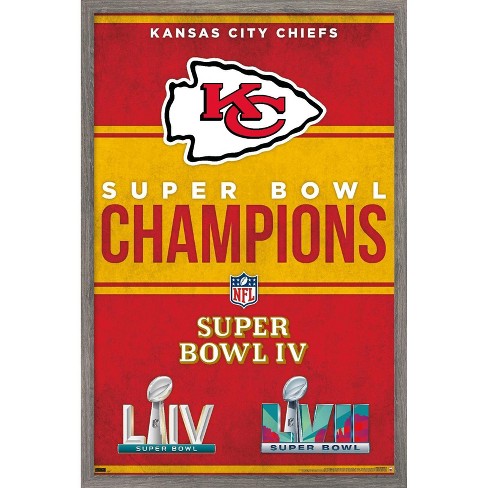 Kansas City Chiefs Super Bowl LVII Champions 24.25 x 35.75