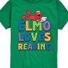 Boys' - Sesame Street - Elmo Loves Reading Short Sleeve Graphic T-Shirt - 2 of 4