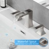 Modern White and Rose Gold Bathroom Faucet - 4 of 4