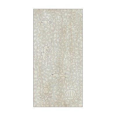 Intricate Multicolor Wooden Fish Jigsaw Puzzle - 404 Pieces