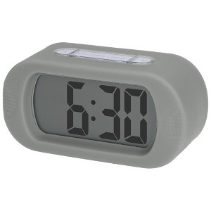 REGALWOVEN Digital Battery Powered Big Numbers Display Oval Alarm Clock 5.4 x 2.6 x 2 Inches - 1 of 4