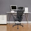 Okak Mesh Ergonomic Office Chair, Computer Chair with Adjustable Lumbar Support, Armrest and Headrest, Criss Cross Chair for Home, Office, Black - 2 of 4
