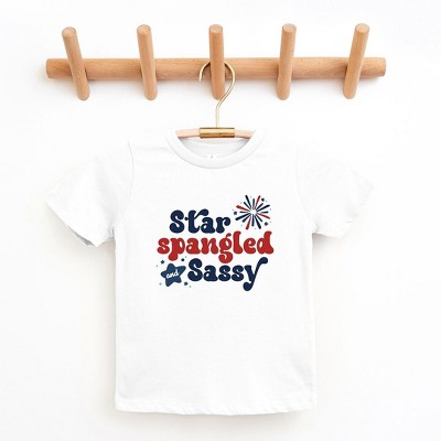 The Juniper Shop Star Spangled Firework Toddler Short Sleeve Tee