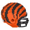 Forever Collectibles Cincinnati Bengals NFL FOCO BRXLZ Helmet Building Block Set - 4 of 4