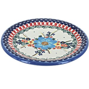 Blue Rose Polish Pottery A114 Andy Dessert Plate - 1 of 2