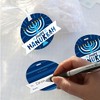 Big Dot of Happiness Hanukkah Menorah - Chanukah Holiday Party Clear Goodie Favor Bags - Treat Bags With Tags - Set of 12 - 3 of 4