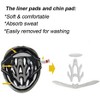 Attop Adult Bike Helmet - One-Piece Adjustable Safety Protection for Mountain & Road Bikes - 4 of 4