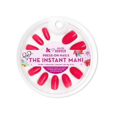 Olive & June Press-On Fake Nails - M Oval - Diner Date - 42ct