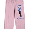 Coraline Pink Sleep Pajama Pants - 2 of 4