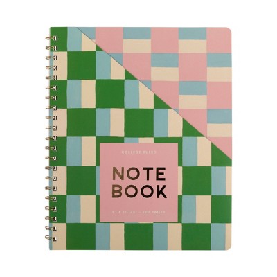 FRINGE Color Block Checks Notebook