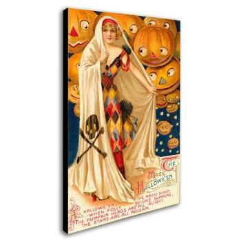 Trademark Fine Art -Vintage Apple Collection 'Halloween Nine' Canvas Art
