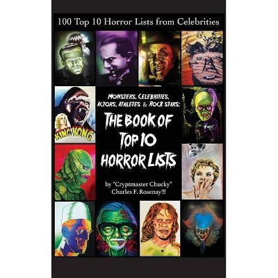 The Book of Top Ten Horror Lists (hardback) - by  Charles F Rosenay (Hardcover)