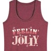 Women's - Instant Message - Christmas Feelin' Jolly Graphic Racerback Tank - 2 of 4