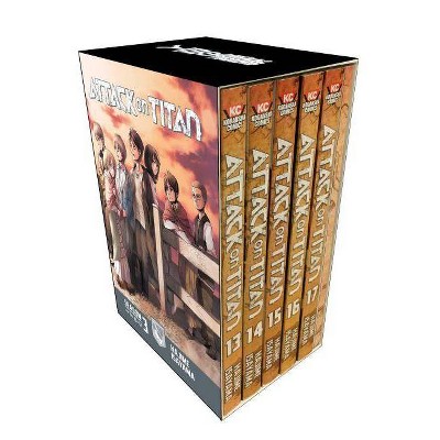 Attack on Titan Season 3 Part 1 Manga Box Set - by  Hajime Isayama (Mixed Media Product)