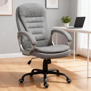 High Back Executive Office Chair with Adjustable Height and Lumbar Support, Swivel Rolling Desk Chair for Home Office-3irtyhousy - 1 of 4