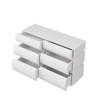 Kumasinova Minimalist 6-Drawer Dresser for Bedroom, Handle-Less Storage Cabinet with Anti-Tip Device, Modern Bedroom Chest of Drawers - 4 of 4