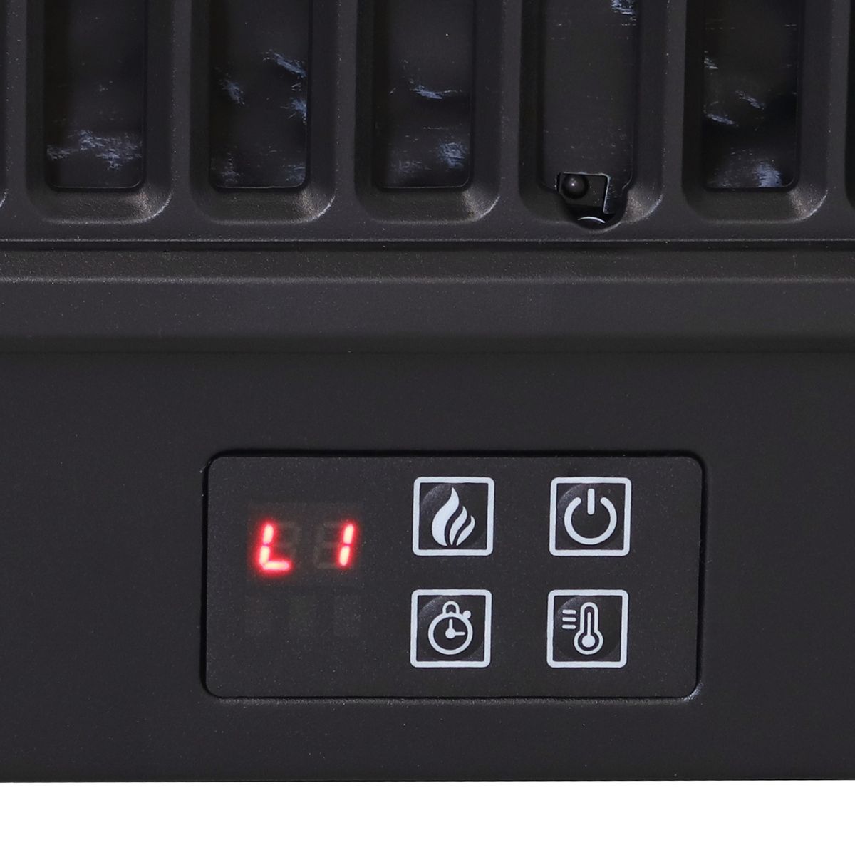 Sunnydaze Heated Log Electric Fireplace Insert - 23" W x 9" D x 12" H - thumbnail 9