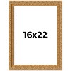 PosterPalooza | Contemporary Gold Picture Frame - UV Acrylic, Foam Board Backing, Hanging Hardware - 2 of 4