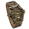 Olivia Pratt Women's Animal Print Metal Watch - 3 of 4