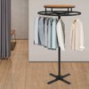 YIYIBYUS Round Clothing Rack, Floor-standing Garment Hanging Rack - 3 of 4