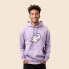 Dalix Giant Ghost Embroidered Hoodie Soft Fleece Hood Sweatshirt Mens - 3 of 4