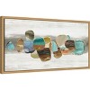 Amanti Art Glided Stones I by Tom Reeves Framed Canvas Wall Art - 3 of 4