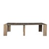 FURNIinspire Dining Tables Kitchen Dining Room Tables, Wood  Dining Table Multifunctional Extendable Console Table, Brown, 118.11"*35.43"*30.71" - 2 of 4