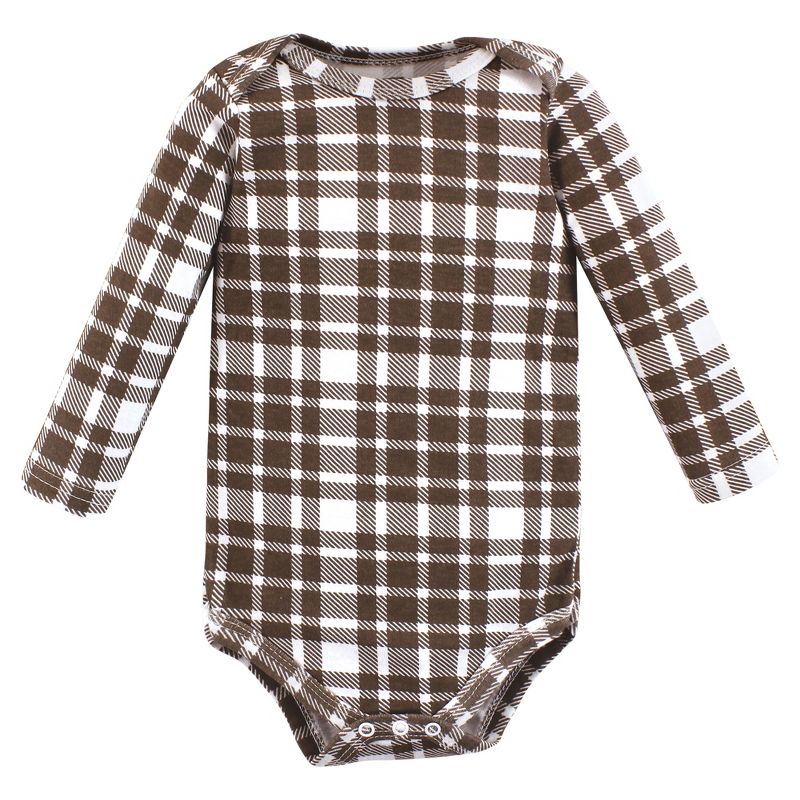 Hudson Baby Infant Boy Cotton Long-Sleeve Bodysuits, Boy Magical Woodland, 5 of 8