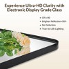 ANDY STAR Modern Decorative 18 x 48 Inch Rectangular Wall Mounted or Floor Full Body Length Mirror with Stainless Steel Metal Frame, Matte Black - 4 of 4