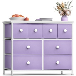 Sorbus 8 Drawers Chest Dresser with Knob Handle - Great for Household Storage and Organization - 1 of 4