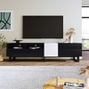 Modern TV Stand Entertainment Center With Cabinets Drawers Open Shelves Wooden Media Console For Living Room Bedroom - 3 of 4