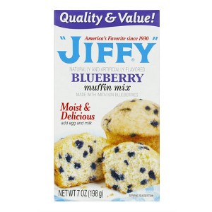 JIFFY Blueberry Muffin Mix 7oz box (Pack of 4) - 1 of 3