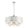 Livex Lighting Arabesque 5 - Light Chandelier in  Brushed Nickel - 4 of 4
