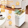 Automatic Small Sensor Trash Can with Touchless Lid, 2.3 Gallon / 9L Smart Garbage Can, Perfect for Kitchen, Living Room & Small Spaces - 3 of 4