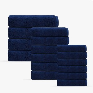 Depera Home 16pc Puresoft Turkish Assorted Bath Towel Set - 1 of 3