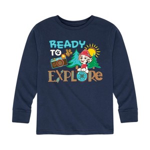 Boys' - Paw Patrol - Ready To Explore Long Sleeve Graphic T-Shirt - 1 of 4