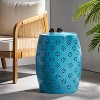 MOEPISY 15.75 inch Blue Side Table - 2 of 4