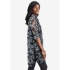 Jessica London Women's Plus Size Sheer Georgette Mega Tunic - 4 of 4