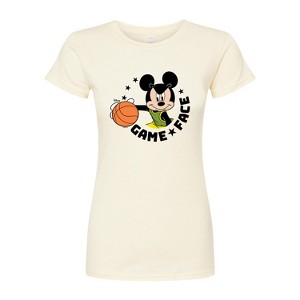 Women's - Disney - Game Face Basketball Fitted Graphic T-Shirt - 1 of 3